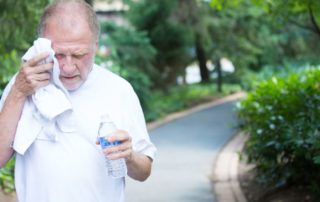 Proper safety practices are important to prevent seniors from overheating in the summer months.