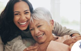 A happy, stress-free caregiver thriving in her career.